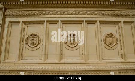 Royal Albert Hall, Kensington Gore, South Kensington, Royal Borough di Kensington e Chelsea, Londra, Inghilterra. Foto Stock