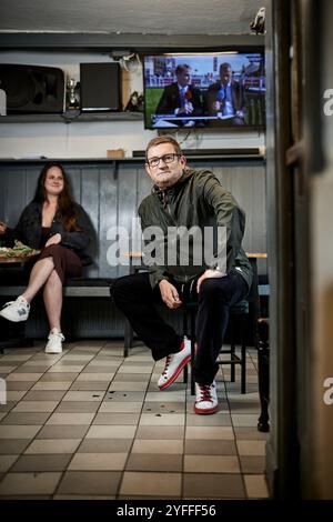 Il cantautore Paul Heaton, ex membro degli Housemartins e del bellissimo Sud Foto Stock