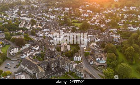 Windermere nel Lake District Bowness nel centro di Windermere Foto Stock