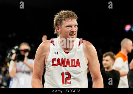 PARIGI, FRANKREICH 03. Settembre - Rollstuhlbasketball Viertelfinale Niederlande - Kanada Herren, Parigi 2024 Paralimpiadi AM 03.09.2024 nella der Bercy Arena di Parigi Frankreich. Patrick Anderson (Kanada, 12 anni) Foto Stock