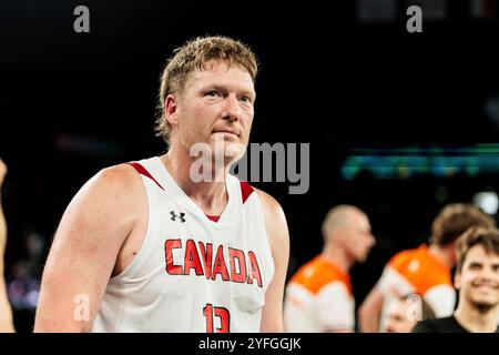 PARIGI, FRANKREICH 03. Settembre - Rollstuhlbasketball Viertelfinale Niederlande - Kanada Herren, Parigi 2024 Paralimpiadi AM 03.09.2024 nella der Bercy Arena di Parigi Frankreich. Patrick Anderson (Kanada, 12 anni) Foto Stock