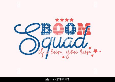 T-shirt SVG del 4 luglio Illustrazione Vettoriale