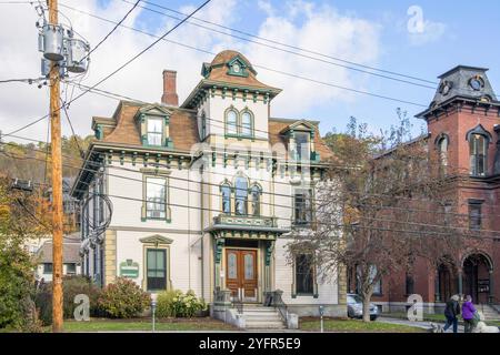 uno dei tanti edifici storici di montpelier, la capitale dello stato del vermont, usa Foto Stock