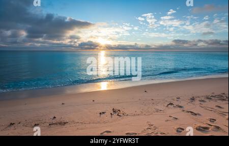 Vista sul mare di Miami Beach a Sunrise, Florida. Foto Stock