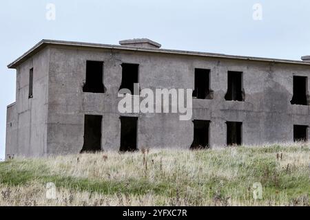 ex fanad coast guard station, capo fanad, contea di donegal, repubblica d'irlanda Foto Stock