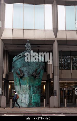 International Maritime Organisation, Headquarters and Offices of the Secretariat, Albert Embankment, Londra, Regno Unito. Vicino al Tamigi. Foto Stock