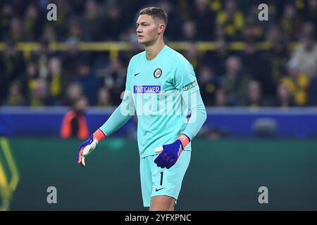 Dortmund, Germania. 5 novembre 2024. Fussball Champions League 4. Spieltag Borussia Dortmund - Sturm Graz am 05.11.2024 im Signal Iduna Park a Dortmund Kjell Scheerpen ( Graz ) foto: Revierfoto crediti: ddp media GmbH/Alamy Live News Foto Stock