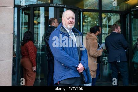 Londra, Inghilterra, Regno Unito. 5 novembre 2024. Sir ALAN BATES arriva in Parlamento prima dell'apparizione della Business and Trade Select Committee. (Credit Image: © Tayfun Salci/ZUMA Press Wire) SOLO PER USO EDITORIALE! Non per USO commerciale! Foto Stock