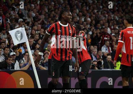 Madrid, Spagna. 6 novembre 2024. Il Real Madrid ha perso stasera per 1-3 contro il Milan nella UEFA Champions League in una partita giocata allo stadio Santiago Bernabeu di Madrid. Crediti: D. Canales Carvajal/Alamy Live News Foto Stock