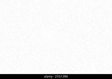 Rumore astratto. Piccole particelle di detriti e polvere. Sfondo irregolare. Sovrapposizione granulosità con grani sottili isolati su sfondo bianco Foto Stock