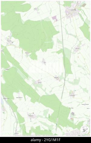 Landwehr, Regierungsbezirk Detmold, DE, Germania, Renania settentrionale-Vestfalia, N 51 58' 59'', N 8 19' 0'', MAP, Cartascapes Map pubblicata nel 2024. Esplora Cartascapes, una mappa che rivela i diversi paesaggi, culture ed ecosistemi della Terra. Viaggia attraverso il tempo e lo spazio, scoprendo l'interconnessione del passato, del presente e del futuro del nostro pianeta. Foto Stock