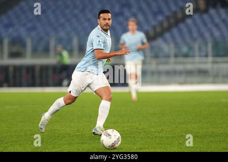 Pedro Eliezer Rodriguez Ledesma del SS Lazio durante la partita di serie A tra SS Lazio e Cagliari calcio allo stadio Olimpico di Roma (Italia), 4 novembre 2024. Foto Stock