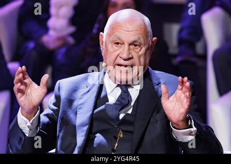 Roma, Italia. 6 novembre 2024. il ministro della giustizia Carlo Nordio durante l'intervento al Salone della giustizia, Roma, Mercoled&#xec;, 06 novembre 2024 (foto Roberto Monaldo/LaPresse) Ministro della giustizia Carlo Nordio durante il suo intervento al Salone della giustizia, Roma, mercoledì 06 novembre 2024 (foto di Roberto Monaldo/LaPresse) crediti: LaPresse/Alamy Live News Foto Stock