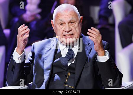 Roma, Italia. 6 novembre 2024. il ministro della giustizia Carlo Nordio durante l'intervento al Salone della giustizia, Roma, Mercoled&#xec;, 06 novembre 2024 (foto Roberto Monaldo/LaPresse) Ministro della giustizia Carlo Nordio durante il suo intervento al Salone della giustizia, Roma, mercoledì 06 novembre 2024 (foto di Roberto Monaldo/LaPresse) crediti: LaPresse/Alamy Live News Foto Stock