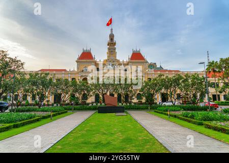Splendida vista del municipio di ho chi Minh a Saigon Foto Stock