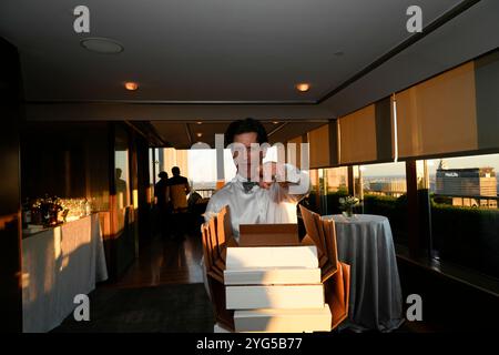 Andy Peeke durante i Gerald Loeb Awards 2024 presentati da UCLA Anderson, tenutosi presso la Rainbow Room di New York, New York, USA, giovedì 10 ottobre 2024. Credito: Jennifer Graylock-Graylock.com Foto Stock