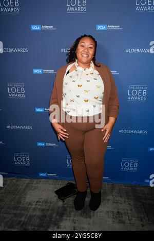 Principessa Safiya Byers durante i Gerald Loeb Awards 2024 presentati da UCLA Anderson, tenutosi presso la Rainbow Room di New York, New York, USA, giovedì 10 ottobre 2024. Credito: Jennifer Graylock-Graylock.com Foto Stock