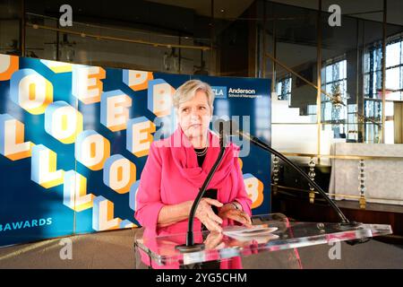 Diana Henriques durante i Gerald Loeb Awards 2024 presentati da UCLA Anderson, tenutosi presso la Rainbow Room di New York, New York, USA, giovedì 10 ottobre 2024. Credito: Jennifer Graylock-Graylock.com Foto Stock