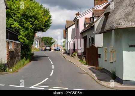 Crown st Great Bardfield Essex Foto Stock