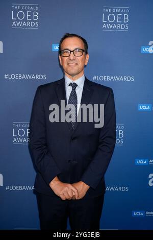 Eric Lipton durante i Gerald Loeb Awards 2024 presentati da UCLA Anderson, tenutosi presso la Rainbow Room di New York, New York, USA, giovedì 10 ottobre 2024. Credito: Jennifer Graylock-Graylock.com Foto Stock