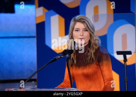 Vonnie Quinn durante i Gerald Loeb Awards 2024 presentati da UCLA Anderson, tenutosi presso la Rainbow Room di New York, New York, USA, giovedì 10 ottobre 2024. Credito: Jennifer Graylock-Graylock.com Foto Stock