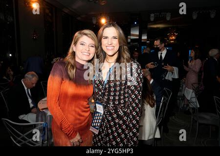 Vonnie Quinn, Madison Mills durante i Gerald Loeb Awards 2024 presentati da UCLA Anderson, tenutosi presso la Rainbow Room di New York, New York, USA, giovedì 10 ottobre 2024. Credito: Jennifer Graylock-Graylock.com Foto Stock