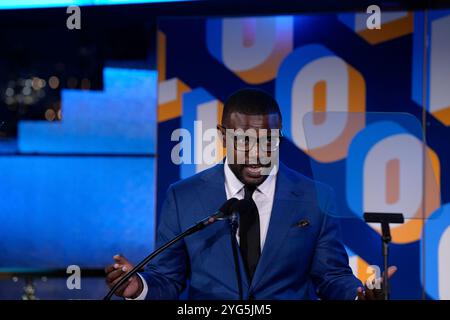 Alex Presha durante i Gerald Loeb Awards 2024 presentati da UCLA Anderson, tenutosi presso la Rainbow Room di New York, New York, USA, giovedì 10 ottobre 2024. Credito: Jennifer Graylock-Graylock.com Foto Stock