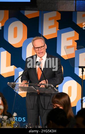 Tyler Mathisen durante i Gerald Loeb Awards 2024 presentati da UCLA Anderson, tenutosi presso la Rainbow Room di New York, New York, USA, giovedì 10 ottobre 2024. Credito: Jennifer Graylock-Graylock.com Foto Stock