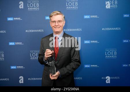 Martin Peers durante i Gerald Loeb Awards 2024 presentati da UCLA Anderson, tenutosi presso la Rainbow Room di New York, New York, USA, giovedì 10 ottobre 2024. Credito: Jennifer Graylock-Graylock.com Foto Stock