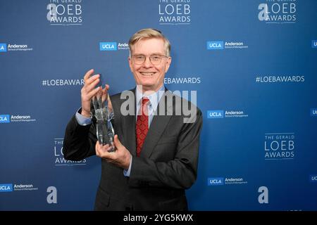 Martin Peers durante i Gerald Loeb Awards 2024 presentati da UCLA Anderson, tenutosi presso la Rainbow Room di New York, New York, USA, giovedì 10 ottobre 2024. Credito: Jennifer Graylock-Graylock.com Foto Stock