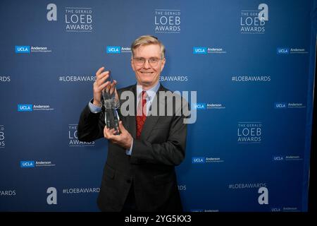 Martin Peers durante i Gerald Loeb Awards 2024 presentati da UCLA Anderson, tenutosi presso la Rainbow Room di New York, New York, USA, giovedì 10 ottobre 2024. Credito: Jennifer Graylock-Graylock.com Foto Stock