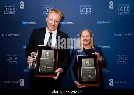 Vincitore, ProPublica, Robin Parkman durante i Gerald Loeb Awards 2024 presentati da UCLA Anderson, tenutosi presso la Rainbow Room di New York, New York, USA, giovedì 10 ottobre 2024. Credito: Jennifer Graylock-Graylock.com Foto Stock