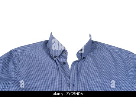 una camicia senza bottone con sfondo trasparente Foto Stock