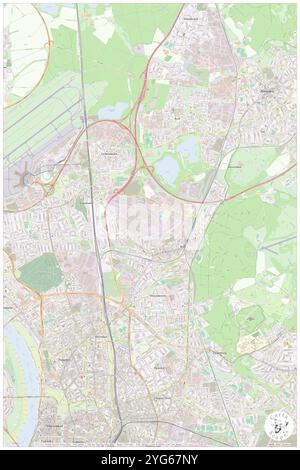 Umspannwerk Unterrath, distretto di Düsseldorf, DE, Germania, Renania settentrionale-Vestfalia, N 51 16' 6'', N 6 48' 32'', MAP, Cartascapes Map pubblicata nel 2024. Esplora Cartascapes, una mappa che rivela i diversi paesaggi, culture ed ecosistemi della Terra. Viaggia attraverso il tempo e lo spazio, scoprendo l'interconnessione del passato, del presente e del futuro del nostro pianeta. Foto Stock