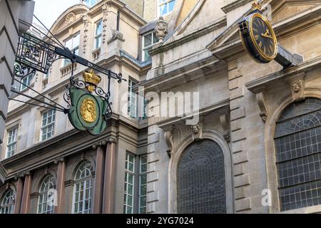 St Edmund King and Martyr Church in Lombard St London EC3. Foto Stock