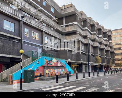 Middlesex Street Housing estate, Londra E1, Regno Unito Foto Stock