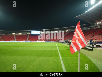 Belgrado, Serbia. 6 novembre 2024. Una visione generale dello Stadio Rajko Mitic prima della partita di fase MD4 della UEFA Champions League 2024/25 tra il Crvena Zvezda e il FC Barcelona al Rajko Mitic Stadium il 6 novembre 2024. Crediti: Dimitrije Vasiljevic/Alamy Live News Foto Stock