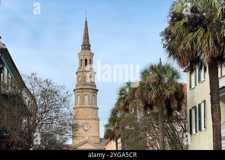 St. Phillips Church, Charleston, South Carolina, Stati Uniti Foto Stock