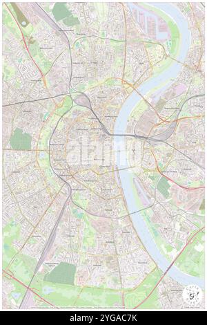 Intercontinental Cologne, Regierungsbezirk Köln, DE, Germania, Renania settentrionale-Vestfalia, N 50 56' 6'', N 6 57' 28'', MAP, Cartascapes Map pubblicata nel 2024. Esplora Cartascapes, una mappa che rivela i diversi paesaggi, culture ed ecosistemi della Terra. Viaggia attraverso il tempo e lo spazio, scoprendo l'interconnessione del passato, del presente e del futuro del nostro pianeta. Foto Stock