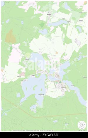 Lindenhof, DE, Germania, Brandeburgo, N 53 13' 0'', N 13 18' 0'', mappa, Cartascapes Mappa pubblicata nel 2024. Esplora Cartascapes, una mappa che rivela i diversi paesaggi, culture ed ecosistemi della Terra. Viaggia attraverso il tempo e lo spazio, scoprendo l'interconnessione del passato, del presente e del futuro del nostro pianeta. Foto Stock