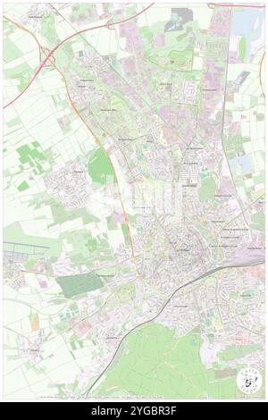 Universitaets- und Forschungsbibliothek Erfurt/Gotha, DE, Germania, Turingia, N 50 59' 22'', N 11 0' 32'', mappa, Cartascapes Mappa pubblicata nel 2024. Esplora Cartascapes, una mappa che rivela i diversi paesaggi, culture ed ecosistemi della Terra. Viaggia attraverso il tempo e lo spazio, scoprendo l'interconnessione del passato, del presente e del futuro del nostro pianeta. Foto Stock