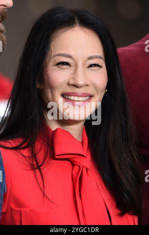 Lucy Liu beim Photocall zum Kinofilm Red One - Alarmstufe Weihnachten im Potters Fields Park e ponte der Tower. Londra, 06.11.2024 *** Lucy Liu al photocall per il film Red One Christmas Alert al Potters Fields Park al Tower Bridge di Londra, 06 11 2024 foto:XS.xVasx/xFuturexImagex RED one 4061 Foto Stock