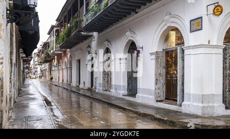 Strade di Cartagena, Cartagena, Colombia, Sud America Foto Stock