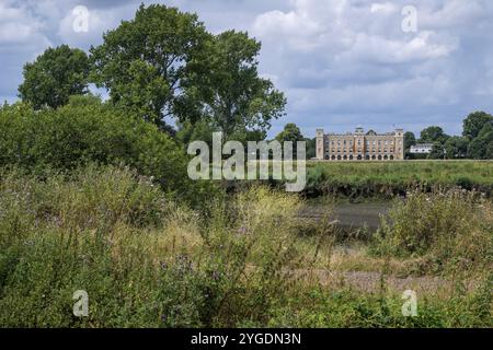 Syon House, sede della famiglia dei duchi di Northumberland a Londra, Isleworth, distretto di Hounslow, Londra, Inghilterra, gran Bretagna Foto Stock