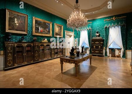 La Wallace Collection, a Londra. Un museo d'arte nazionale a Hertford House. Foto Stock