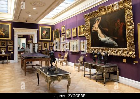 La Wallace Collection, a Londra. Un museo d'arte nazionale a Hertford House. Foto Stock