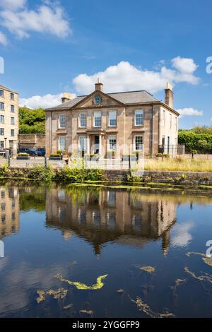 Canal House, Forth and Clyde Canal, Spiers Wharf, Port Dundas, Glasgow, Scozia, REGNO UNITO Foto Stock