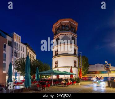 Düsseldorf, Schifffahrtsmuseum di Schlossturm (Museo marittimo nella torre del castello) a Düsseldorf und Neanderland, Renania settentrionale-Vestfalia, Germania Foto Stock