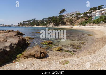 Cala Cap Roig, Calonge. Foto Stock