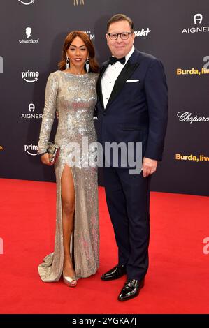 Vivien Pölzer und Robert Pölzer bei der 76. Bambi-Verleihung 2024 nei den Bavaria Filmstudios. München, 07.11.2024 Foto Stock